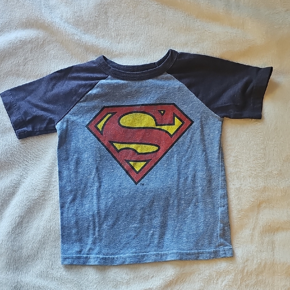 Jumping Beans Blue and Black Superman Tee